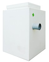 Oil separator for waste waters